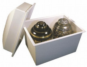 DOUBLE BURIAL VAULT WHITE 800