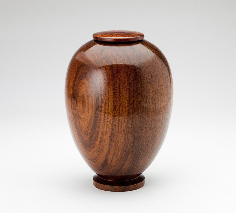 Handmade Appalachian Walnut Wood Cremation Urn