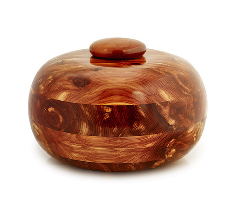 Handmade Cedar Wood Urn