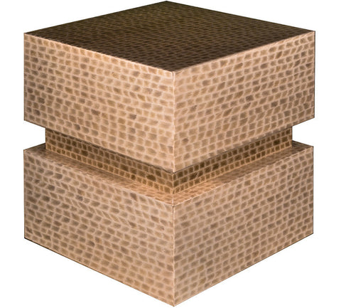 Italian Lacquered Wood Cube Cremation Urn in “Grace”