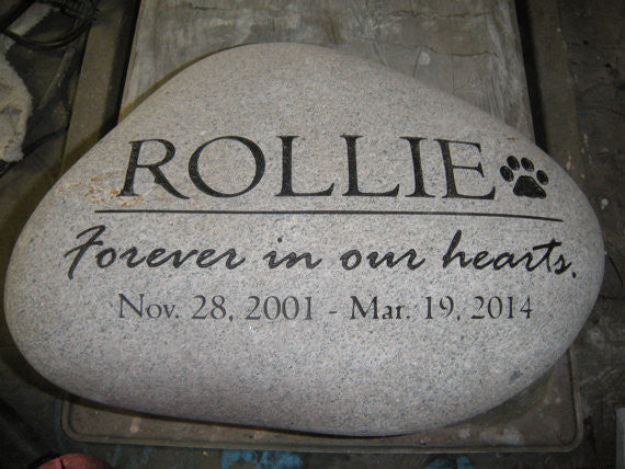 Personalized Pet Memorial Stone