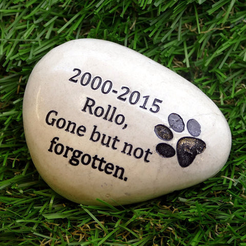 Personalized Pet Memorial Stone - Small